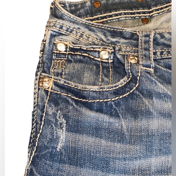 Miss Me Signature woman's Boot Cut blue Jeans - Picture 2 of 9
